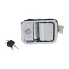 Front Left Exterior Door Handle w/ Lock Cylinder for Freightliner Columbia (2003–2014)