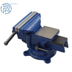 6" Mechanic Bench Vise Table Top Clamp with Locking Swivel Base