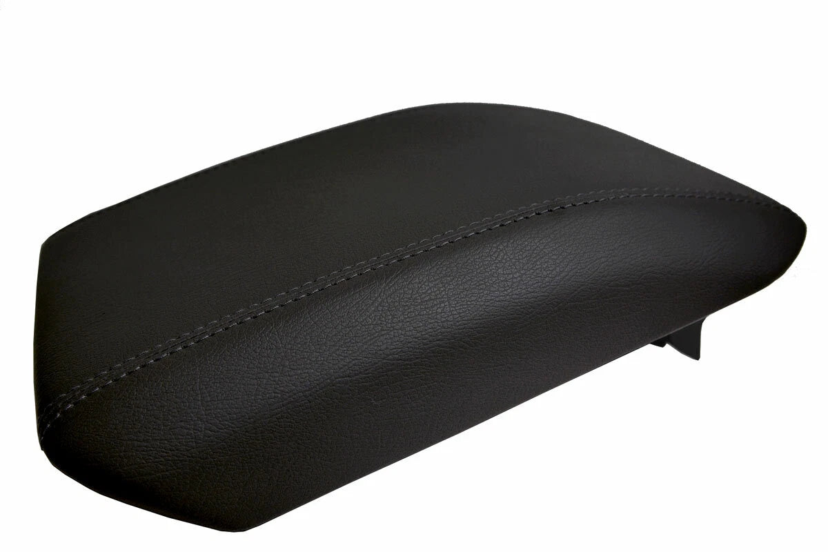 Center Console Lid Armrest Cover for Ford Explorer (2020–2022) Black PVC Leather