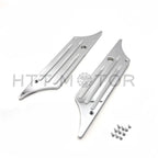 Chrome CNC Billet Hard Bag Latch Cover for Harley Touring (1993–2013)
