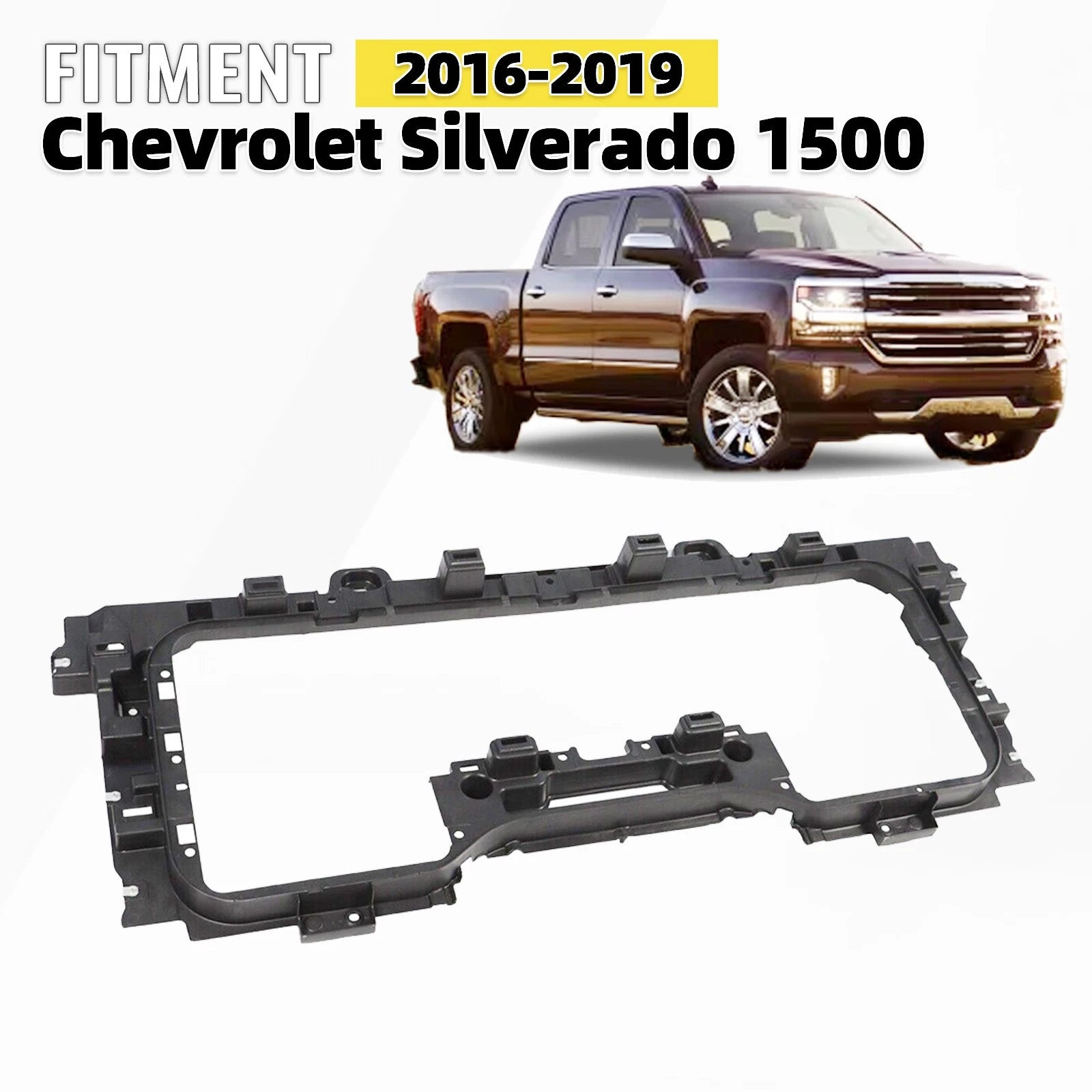 Radiator Grille Support Mounting Bracket for Chevrolet Silverado 1500 (2016–2019)
