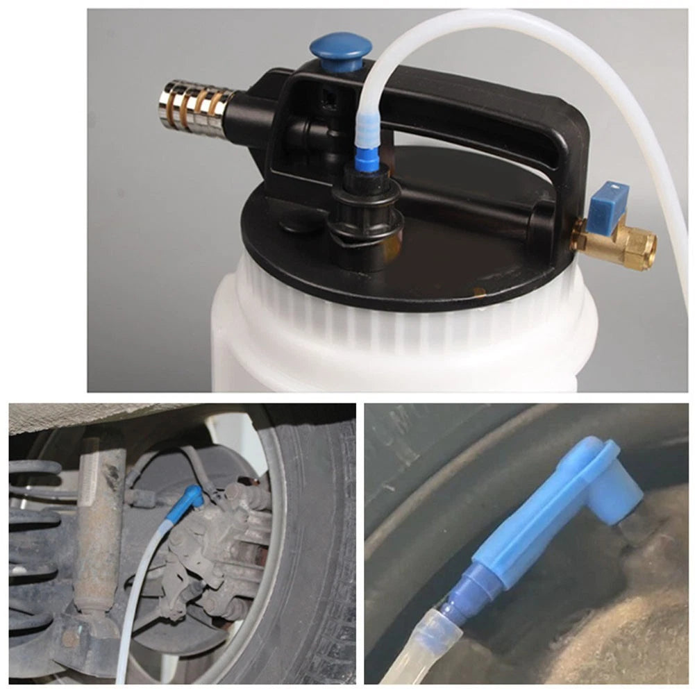 Brake Oil Exchange Tool with Pumping Pipe Connector for Cars Trucks