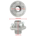 Spindle with Trailer Bearing Kit for 2000 lbs 4 on 4 Trailer Hub (1" or 1.0625")