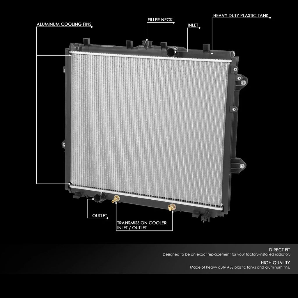 Aluminum Core Cooling Radiator for Toyota 4Runner (2010–2019) 13251