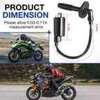 Ignition Coil w/ Spark Plug Cap for Kawasaki Ninja 250R Eliminator 250 (1988–2007)