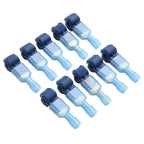Set of 25 Male Spade Connector Terminals for Automotive Wiring (1.75-2.5mm)