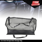 Large Capacity Black Universal Car Seat Storage Bag for All Vehicles