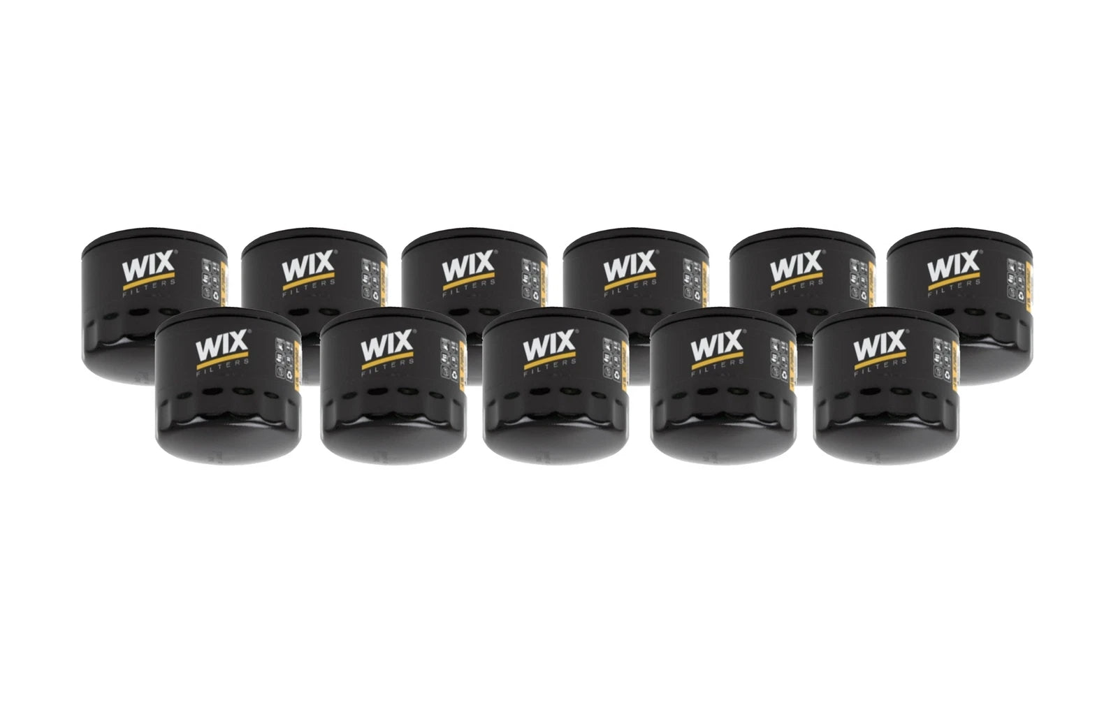 Set of 11 Engine Oil Filters for Chrysler Dodge Mitsubishi (GAS)