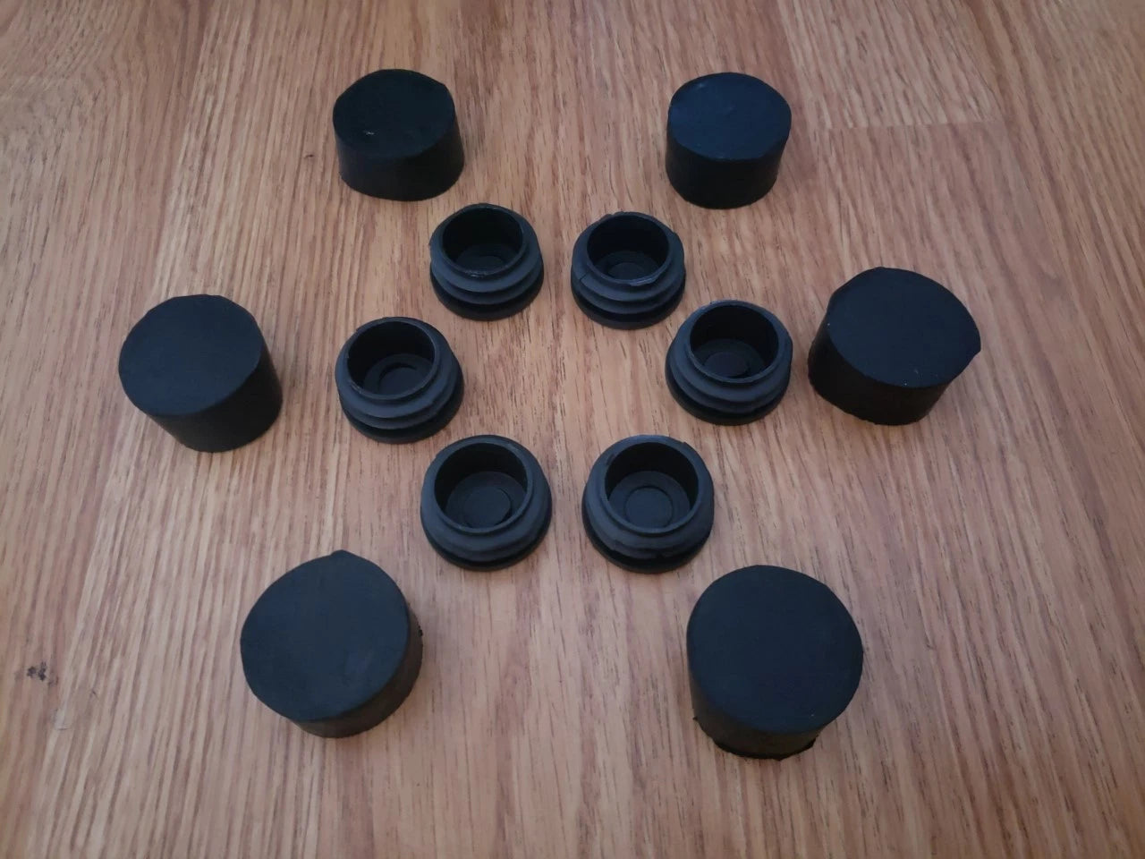 Set of 6 Replacement Leg Caps for Bellicon Rebounder Trampoline