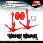 2 Pack Folding Anchor Set for Kayak (0.7KG)