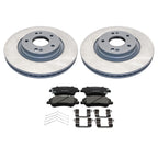 DuraGo Front Rotors & Bosch QuietCast Ceramic Disc Brake Pad Kit for Niro EV (2023–2024)