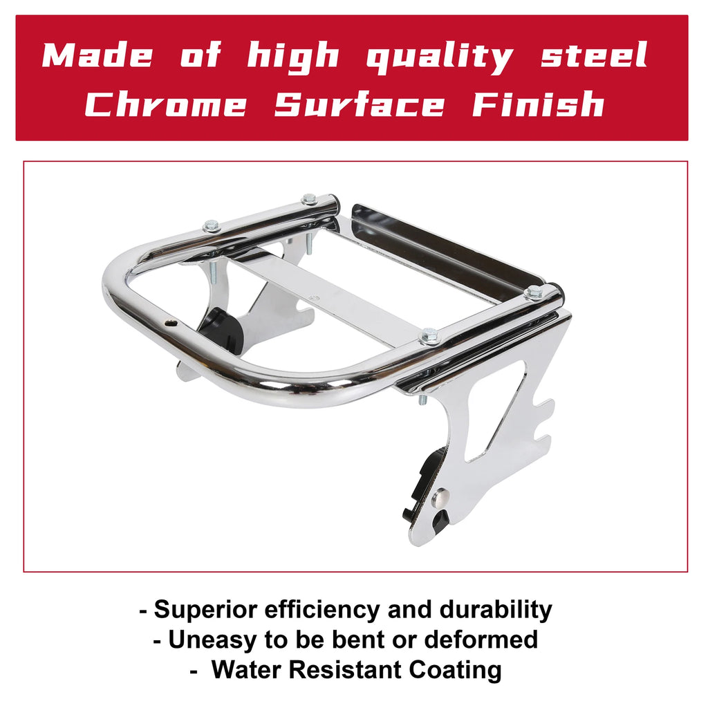 2X Moto Trunk Mount Luggage Rack for Harley Touring Road Glide (1997-2008)