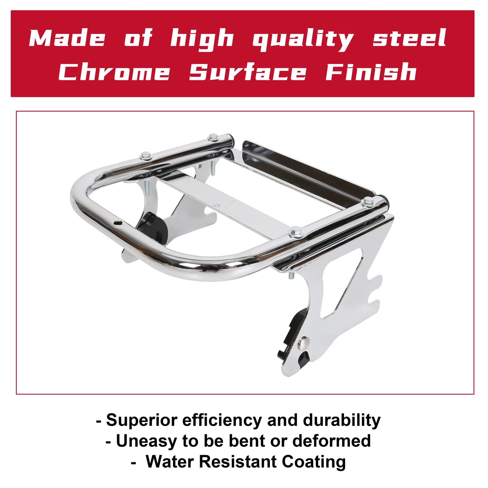 2X Moto Trunk Mount Luggage Rack for Harley Touring Road Glide (1997-2008)