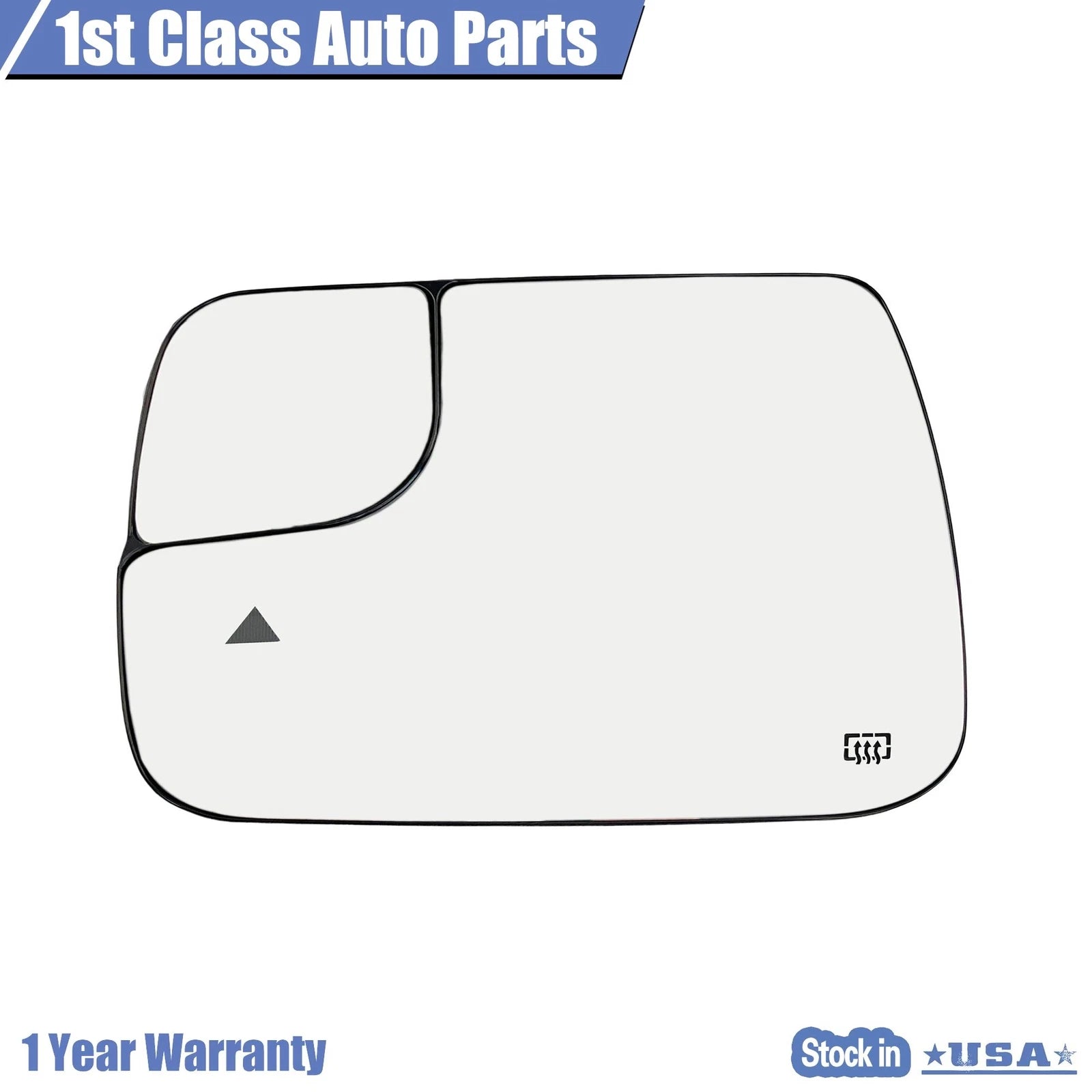 Mirror Glass for Ram 1500 (2019–2021) Heated Left LH with Backing Plate