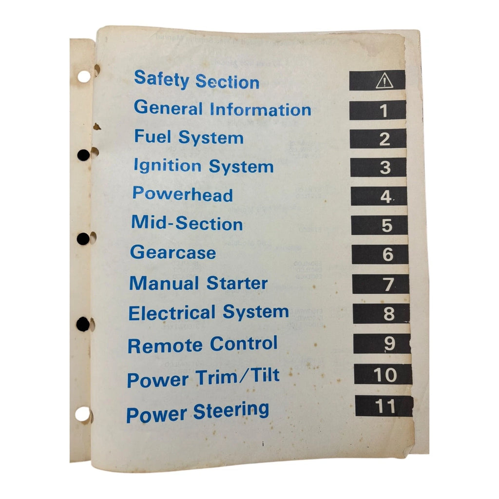 Service Manual for Evinrude Johnson 60 V6 Models (1986) 507547