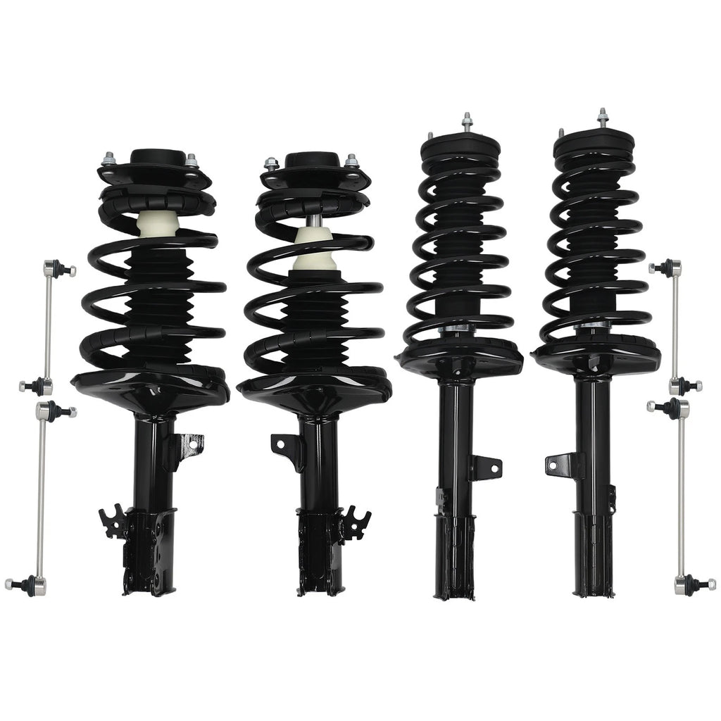 8PCS Struts with Coil Spring and Sway Bars for Toyota Camry (1997–2001)