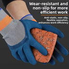 Anti Slip Rubber Foam Gloves for Tool Handling