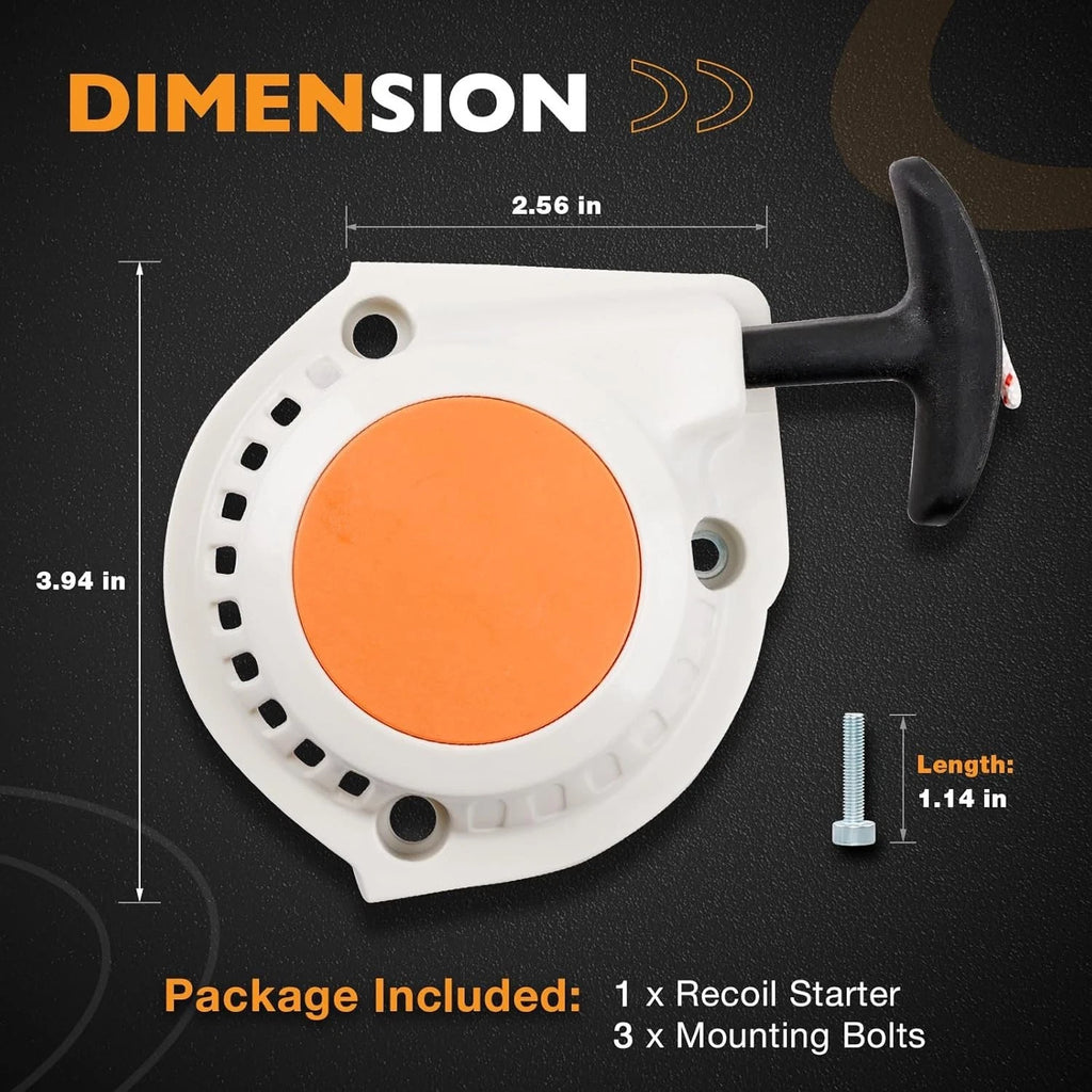 Recoil Starter Assembly for Stihl FS94 FS94R FS94RC HL91K KM94R (4149 190 4001)