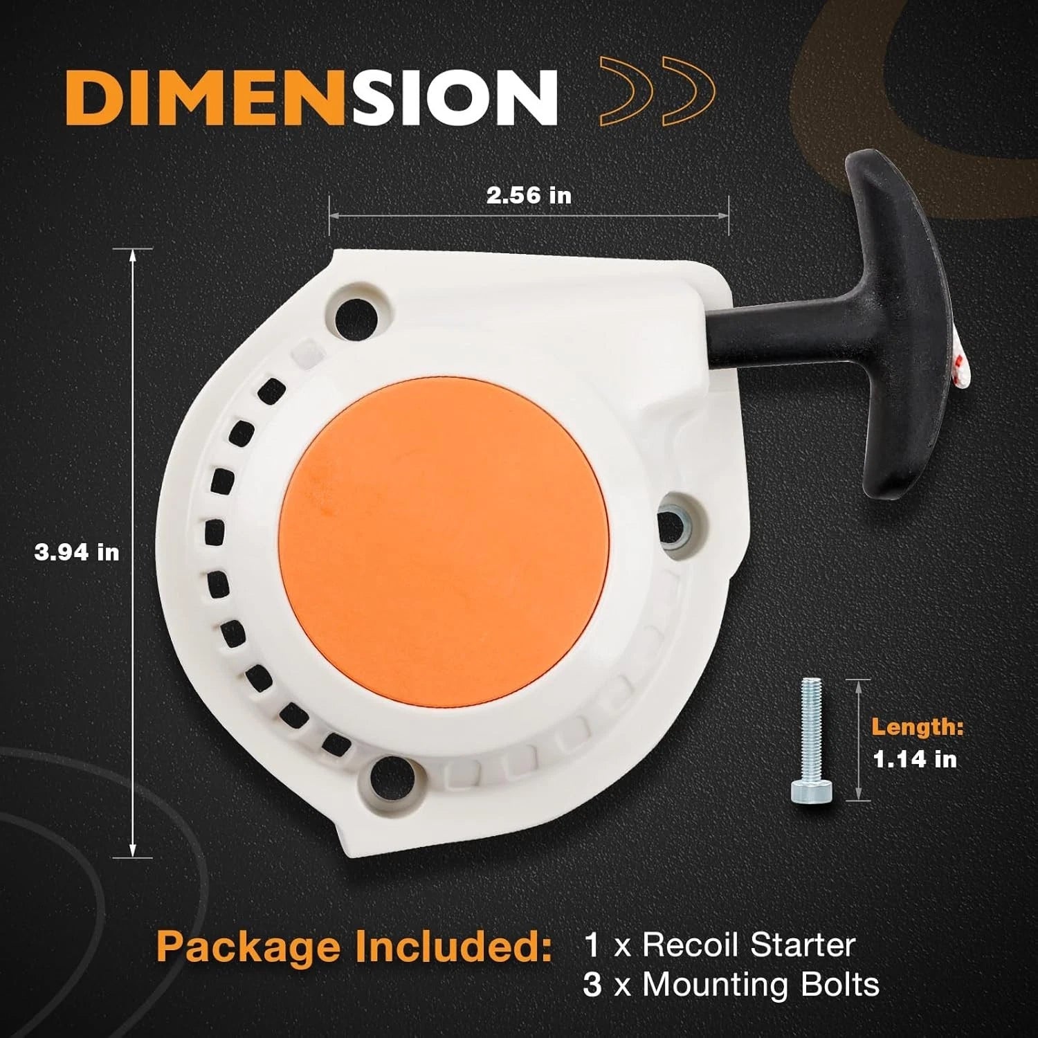 Recoil Starter Assembly for Stihl FS94 FS94R FS94RC HL91K KM94R (4149 190 4001)