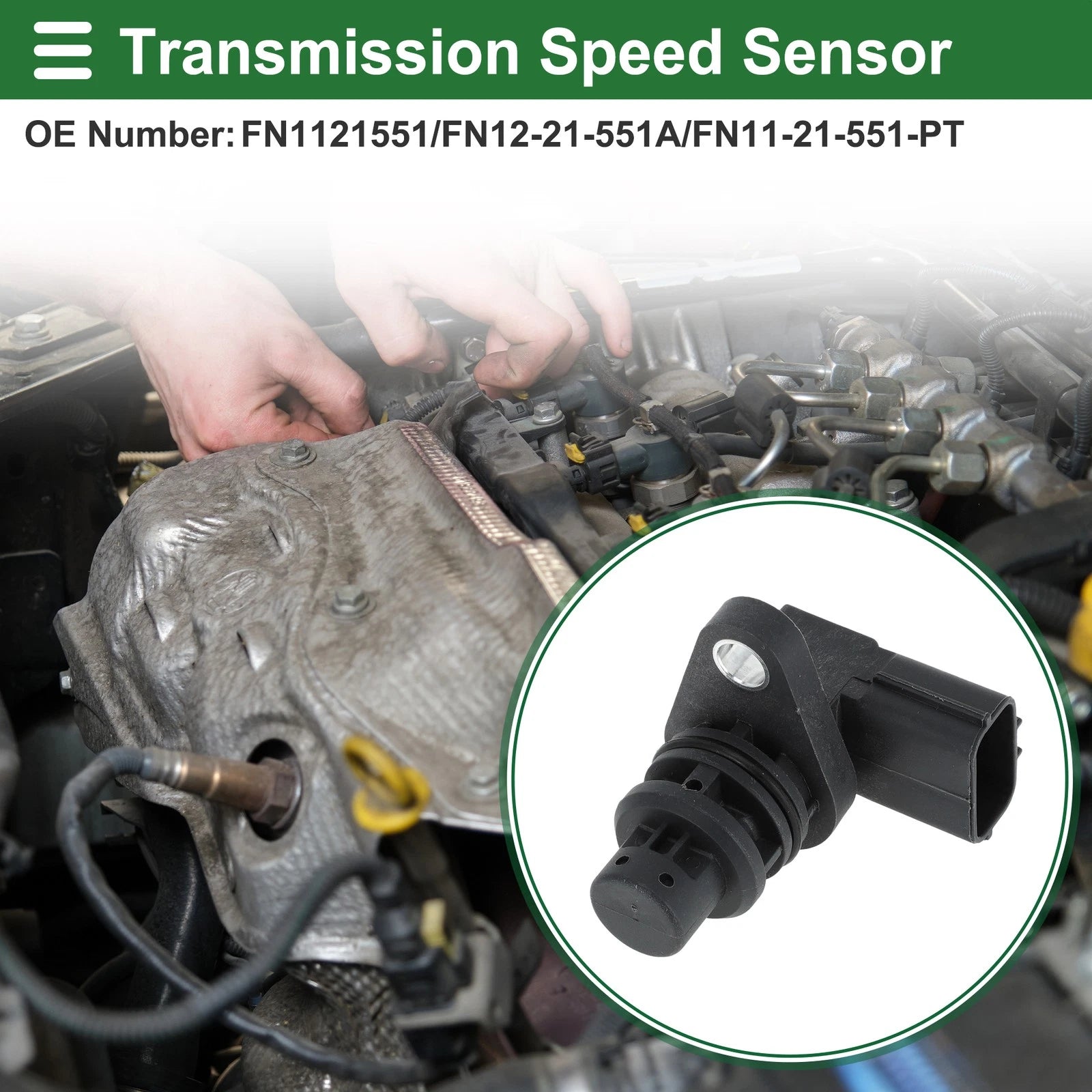 Transmission Speed Sensor VSS for Mazda 5 2.5 (2006–2015) No.FN1121551