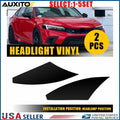 2X Precut Smoke Vinyl Tint Overlays for Honda Civic (2022–2025)