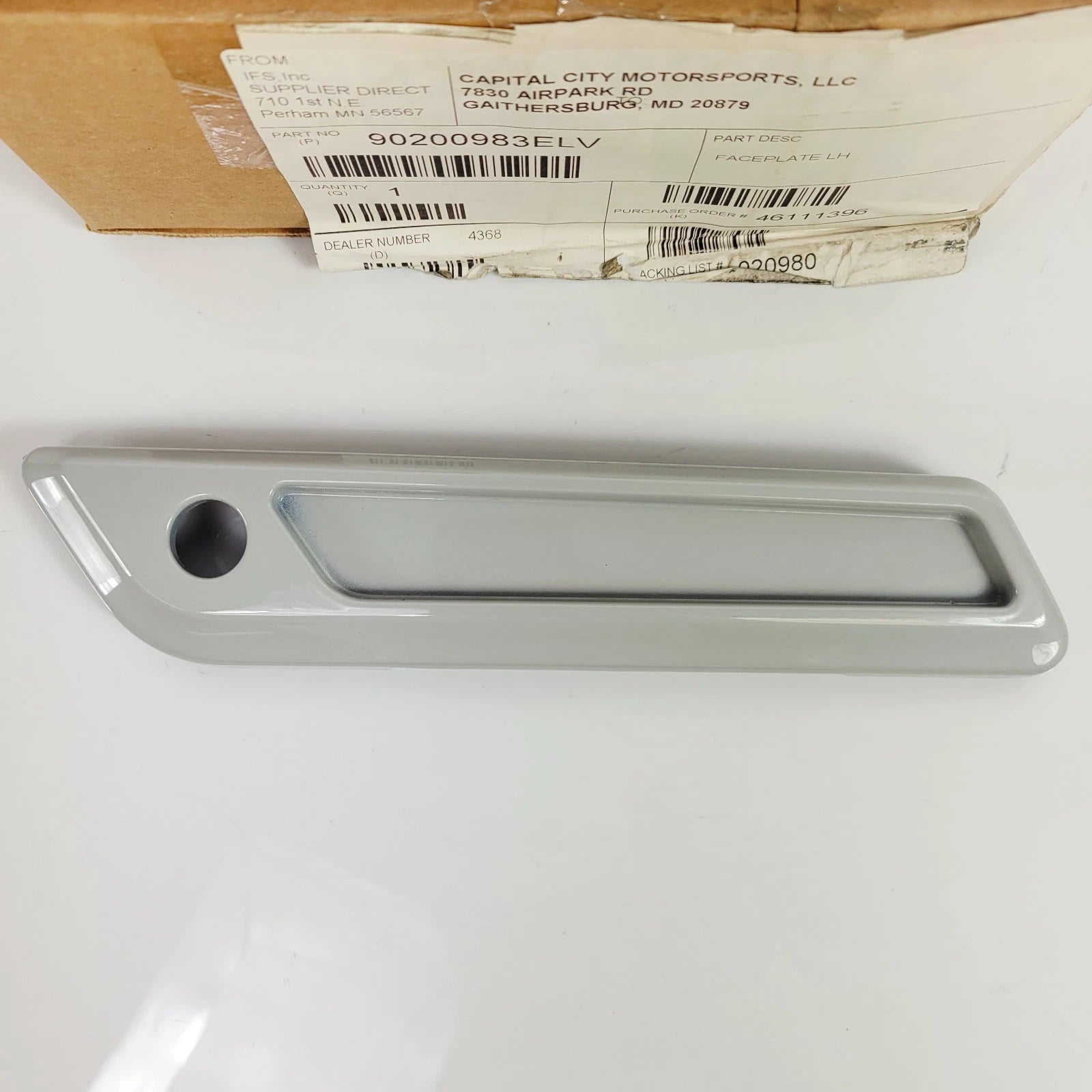 Left Saddlebag Faceplate for Harley CVO Road Glide (2020) - 90200983ELV - Sand Dune