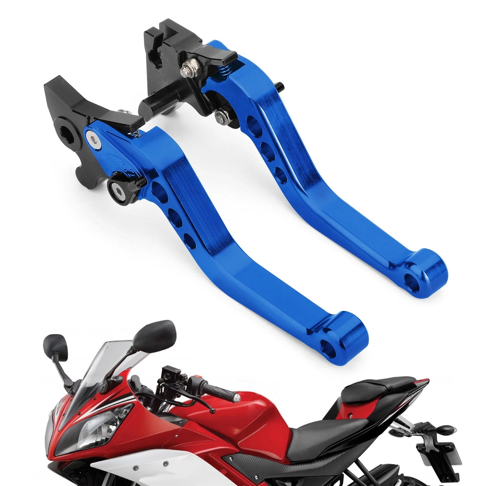 Brake Clutch Levers for Yamaha YZF-R15 (2008–2014) Blue