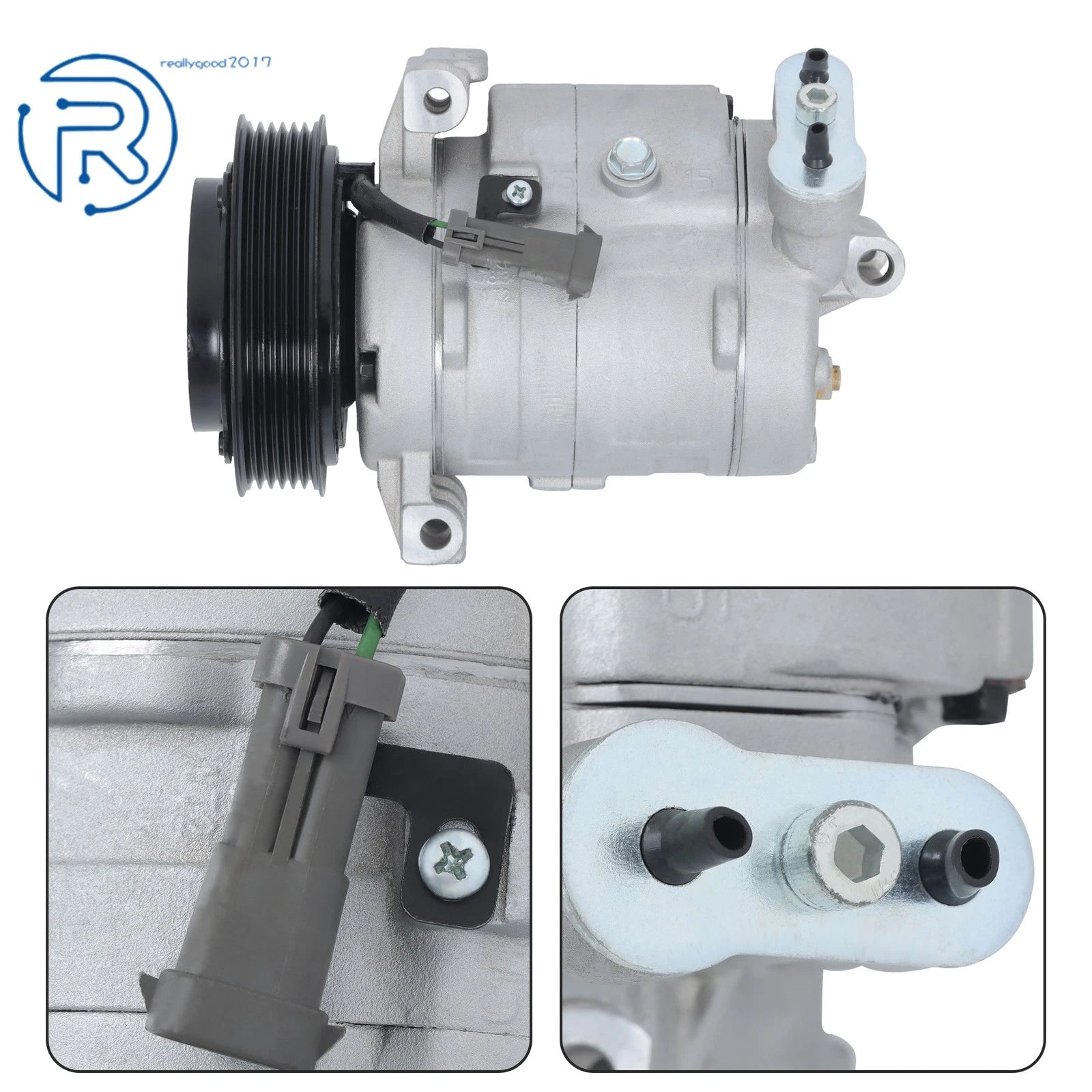 12V AC Compressor PAG 46 68680 for Chevrolet Equinox GMC Terrain (2010–2011)