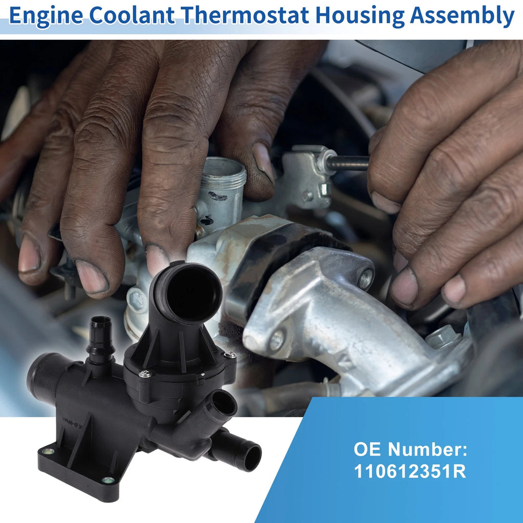 Engine Coolant Thermostat Housing Assembly No. 110612351R for Nissan Qashqai 