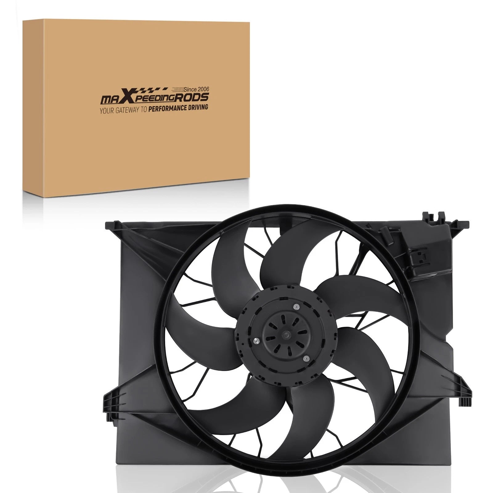 Radiator Cooling Fan Assembly for Benz CL550 C216 S450 W221 (2007–2011)