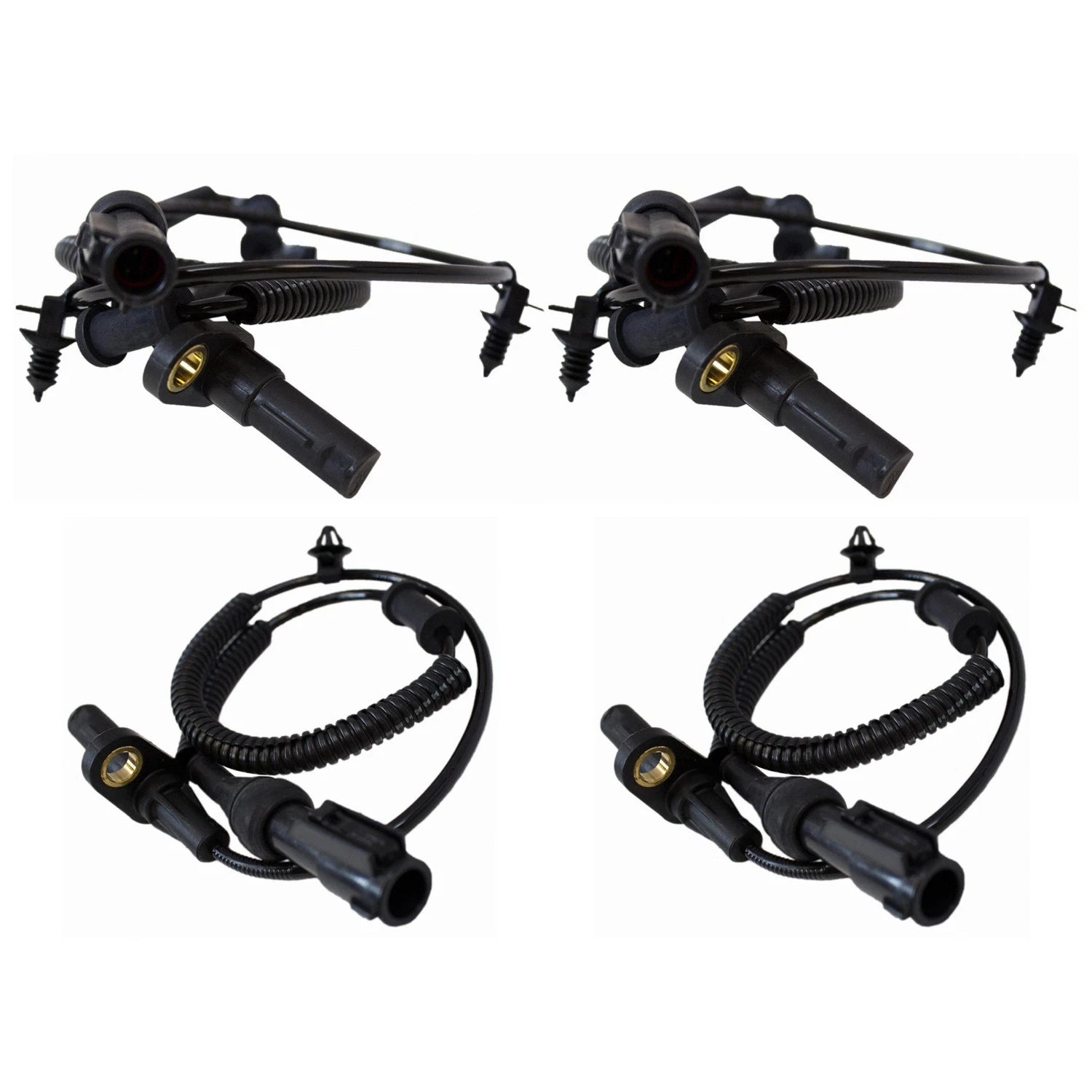 Motorcraft ABS Sensor Kit for Ford Mustang GT 2005–2010 (Front & Rear)