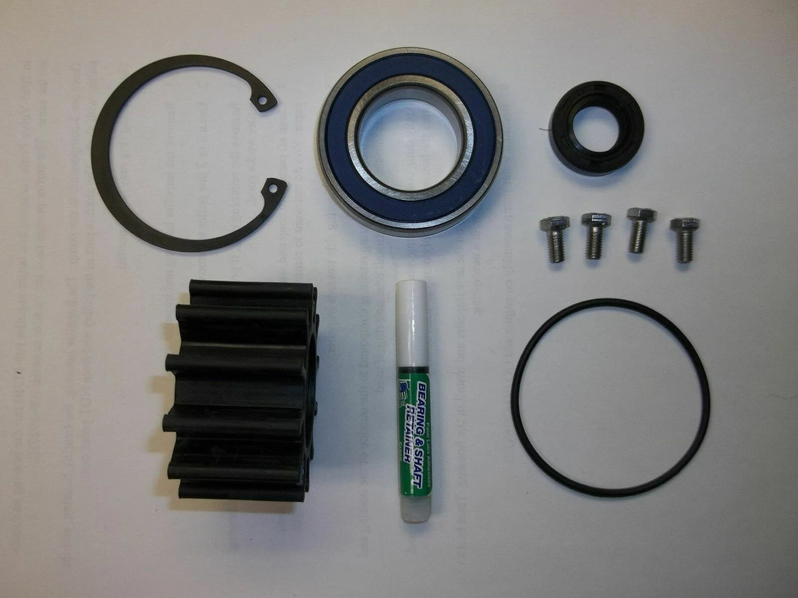 Raw Sea Water Pump Repair Kit for Volvo Penta (Crank Mounted)