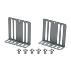 2X Installation Kit Car Radio Brackets for 2 Din Accessories Metal Mounting