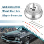5 Hole Steering Wheel Short Hub Adapter for GM Chevy (T-Columns)