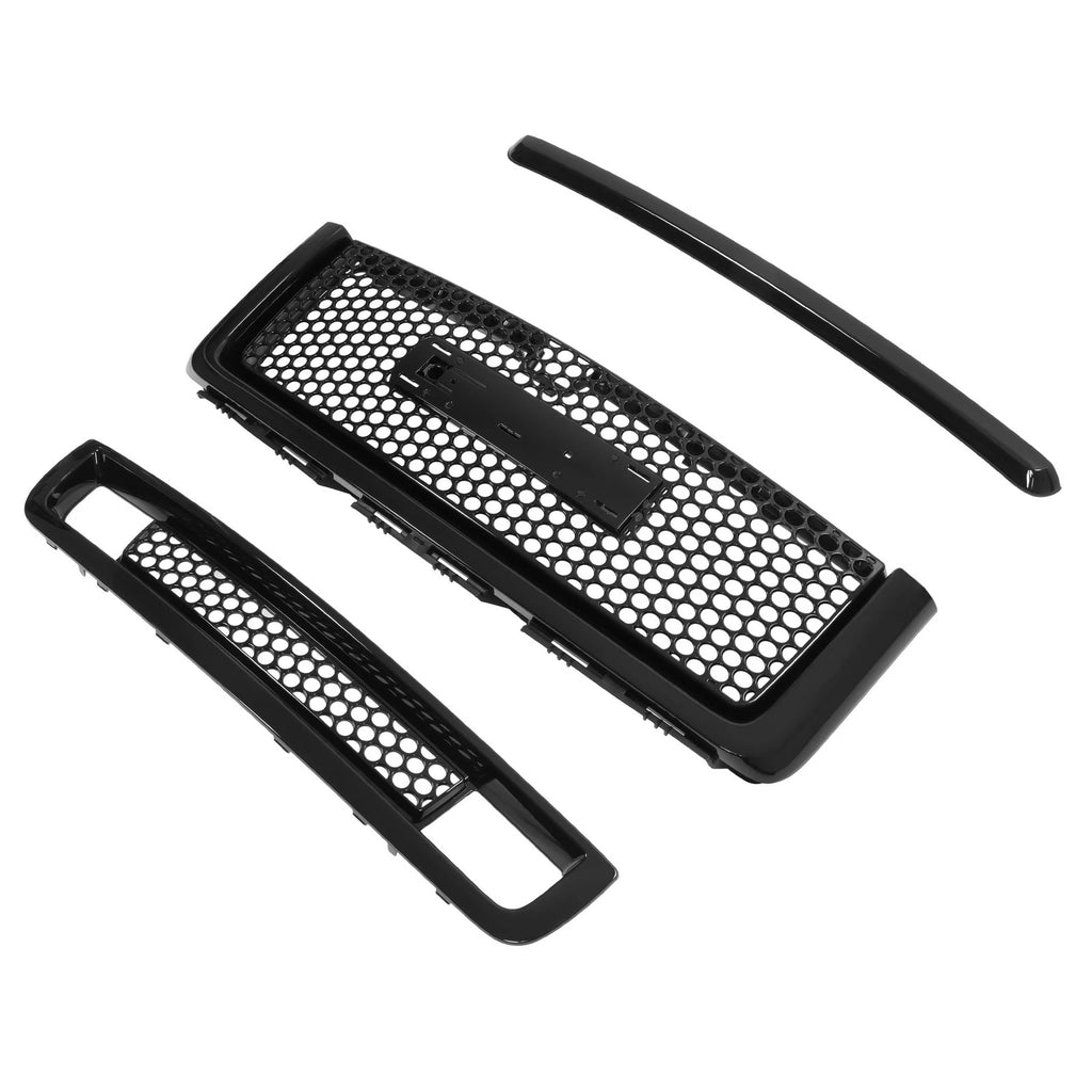 Upper Lower Grille Hood Molding for GMC Sierra 1500 Denali (2007–2013)