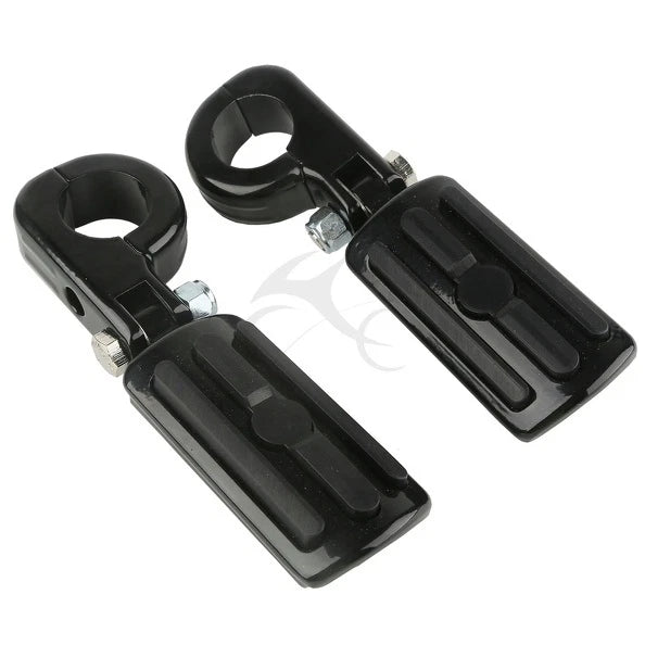 1.25" Highway Engine Guard Bar Foot Pegs for Harley Honda Yamaha (Fit 32mm)
