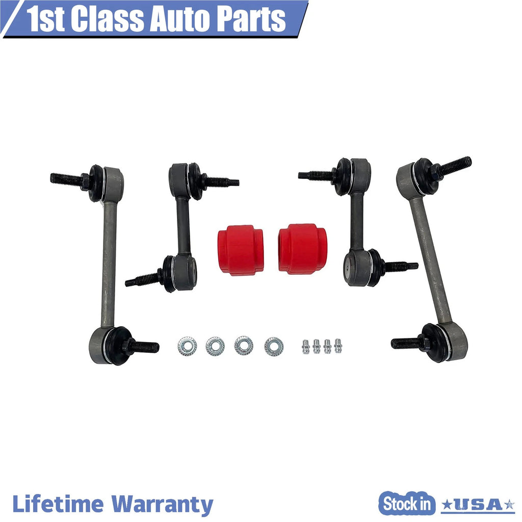 Set of 6 Sway Bar Links Bushings for Chevrolet Colorado GMC (2004–2012)