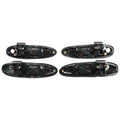 Black Front & Rear Outer Door Handles for Toyota Landcruiser 100 105 Series