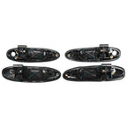 Black Front & Rear Outer Door Handles for Toyota Landcruiser 100 105 Series