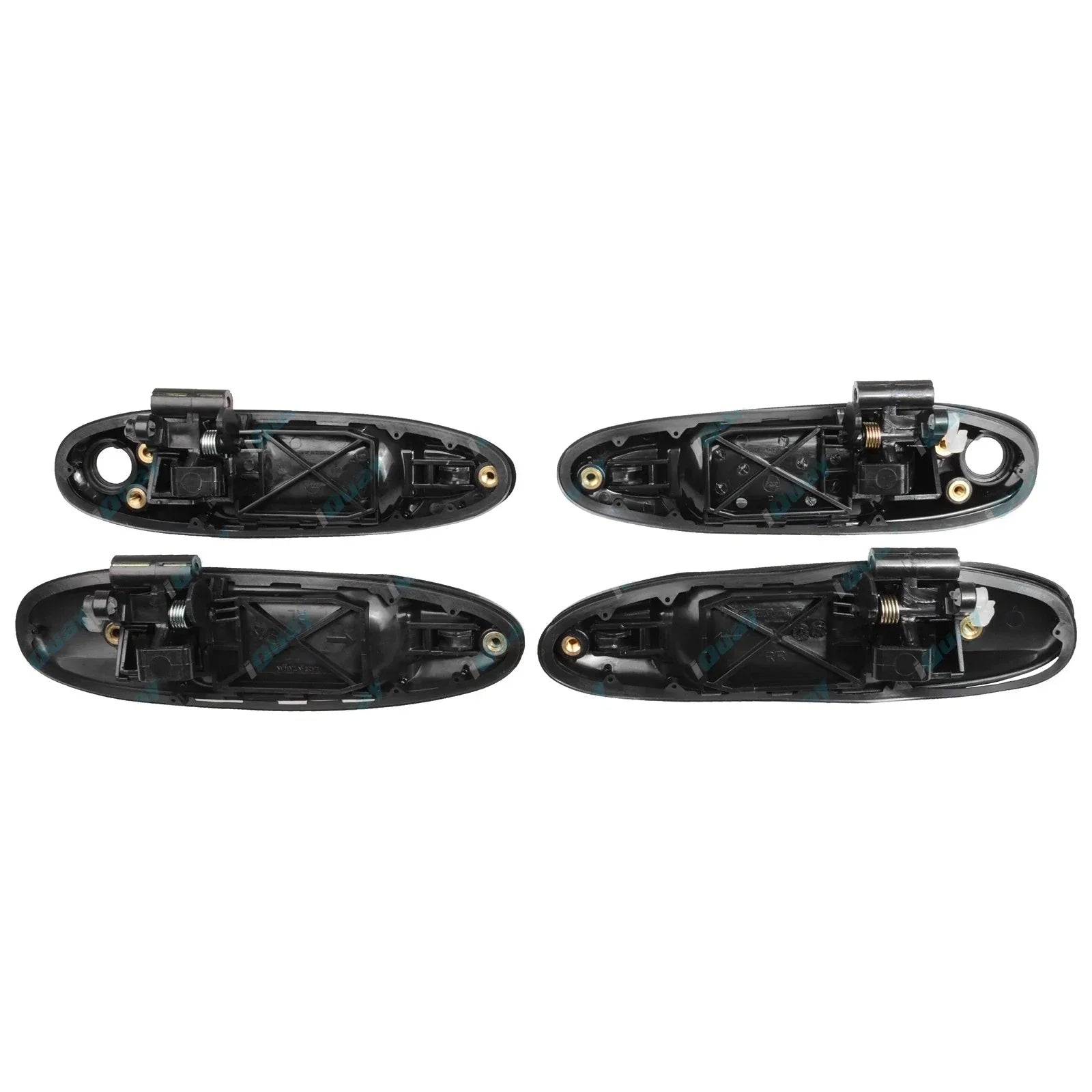 Black Front & Rear Outer Door Handles for Toyota Landcruiser 100 105 Series