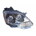 Replacement Passenger Side Halogen Head Light Assembly w/Blue Lens