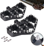 Wide Foot Pegs MX Style Floorboard for Harley Touring Sportster Softail Dyna