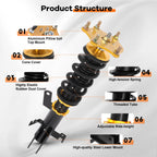 Coilovers for Honda CR-V (2007–2011) Adjustable Height Suspension Kits