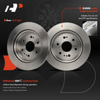 Rear Disc Brake Rotors for Chevy Silverado 1500, GMC Sierra 1500 (2019–2024)
