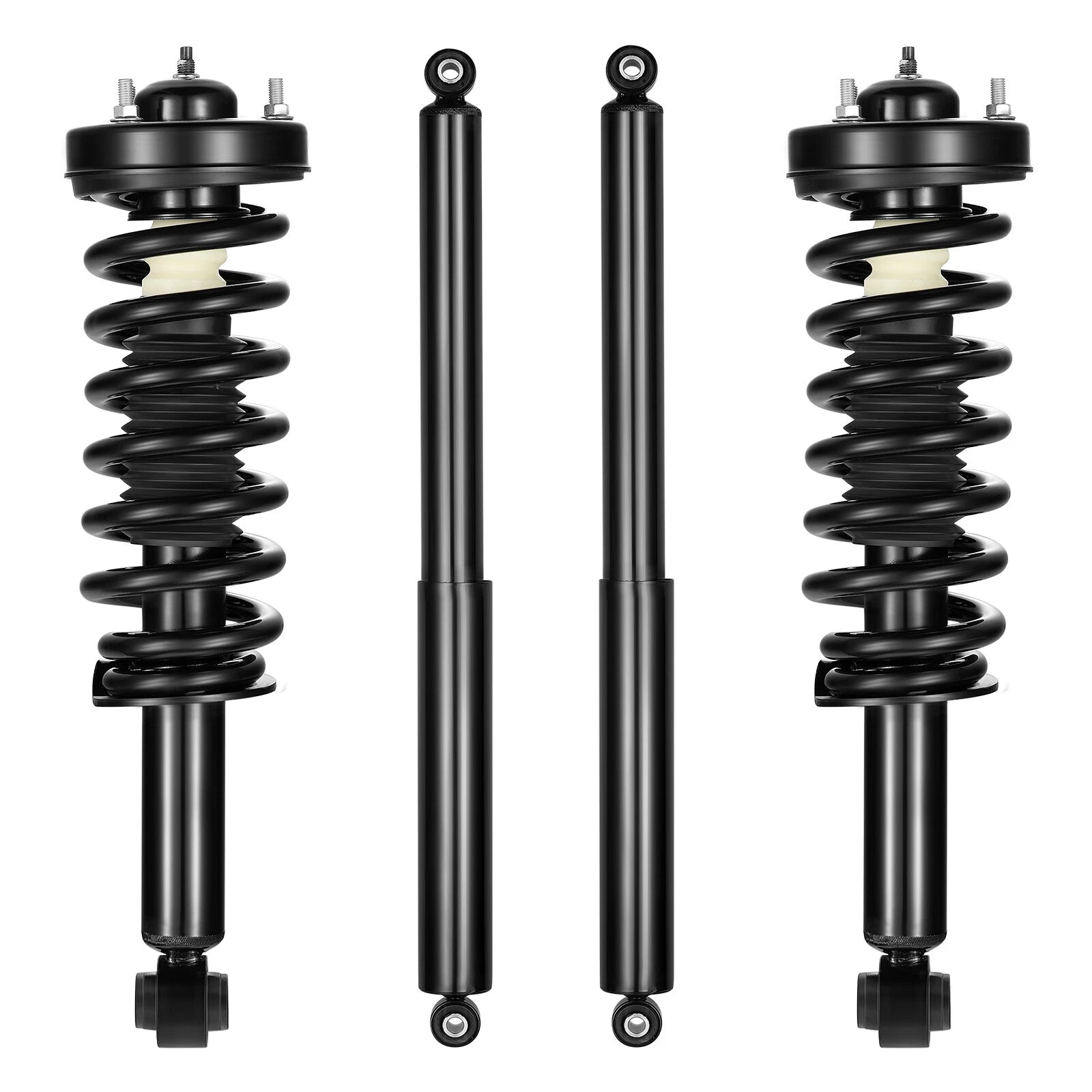 4PCS Front & Rear Strut Shock Absorber Assembly for 2009-2013 Ford F-150 4WD