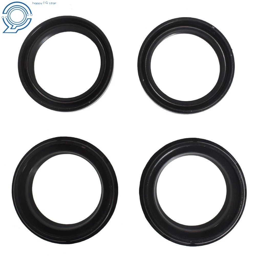 Set of 2 Front Fork Damper Shock Absorber Seals for Motorcycles