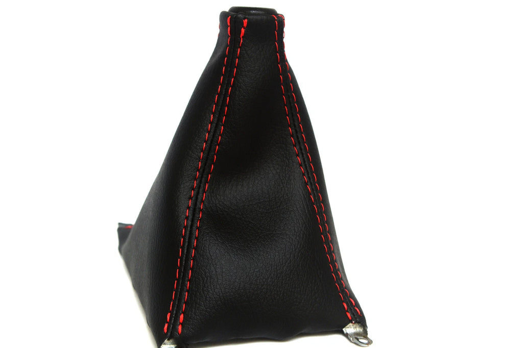 Manual Shift Boot for Acura Integra (1990–1993) Red Stitch PVC Leather