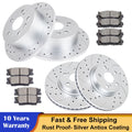 Brake Kit with Ceramic Pads and Rotors for Toyota Camry (2012–2017)