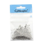 Change Snaps Connector Fishing Hook for Quick Change (Silver Stainless Steel)