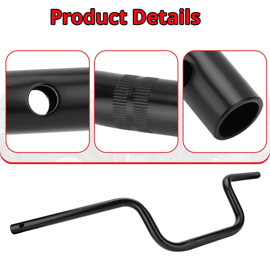 Handlebar for Honda Recon 250 TRX250TE TRX250TM 2008–2024 53100-HM8-B60